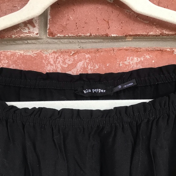 Off the Shoulders Black Dress (Could wear as top!) - Picture 3 of 7